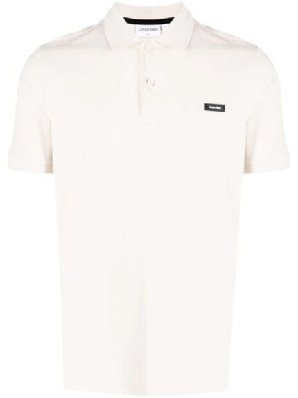 Stretch Pique Slim Button Polo