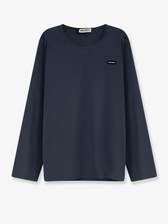 Miu Miu Stretch Poplin Top