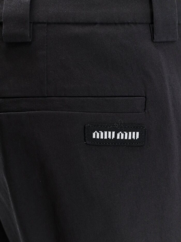 Miu Miu Stretch Poplin Trousers