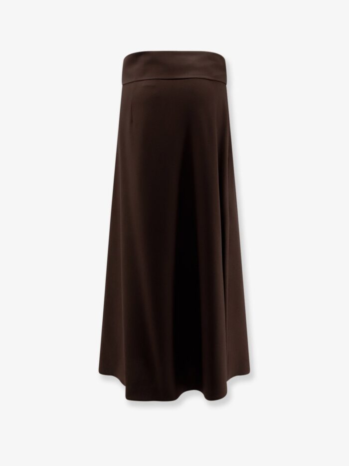 Alysi Stretch Virgin Wool Long Skirt