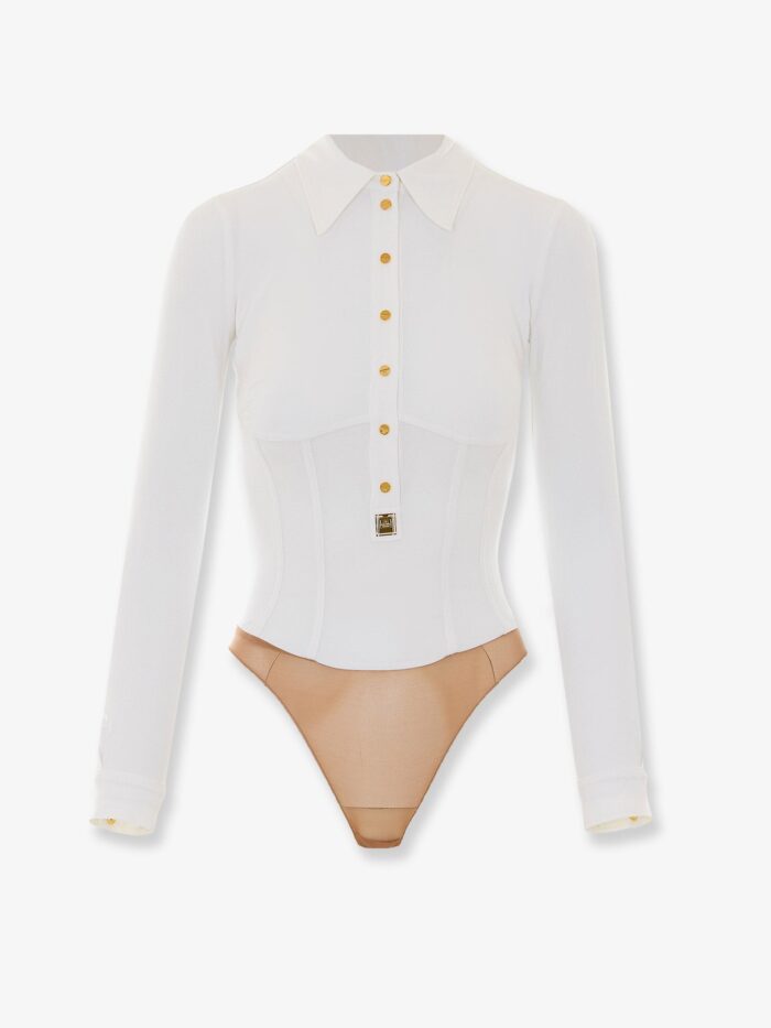 elisabetta franchi stretch viscose body shirt Elisabetta Franchi Stretch Viscose Body Shirt