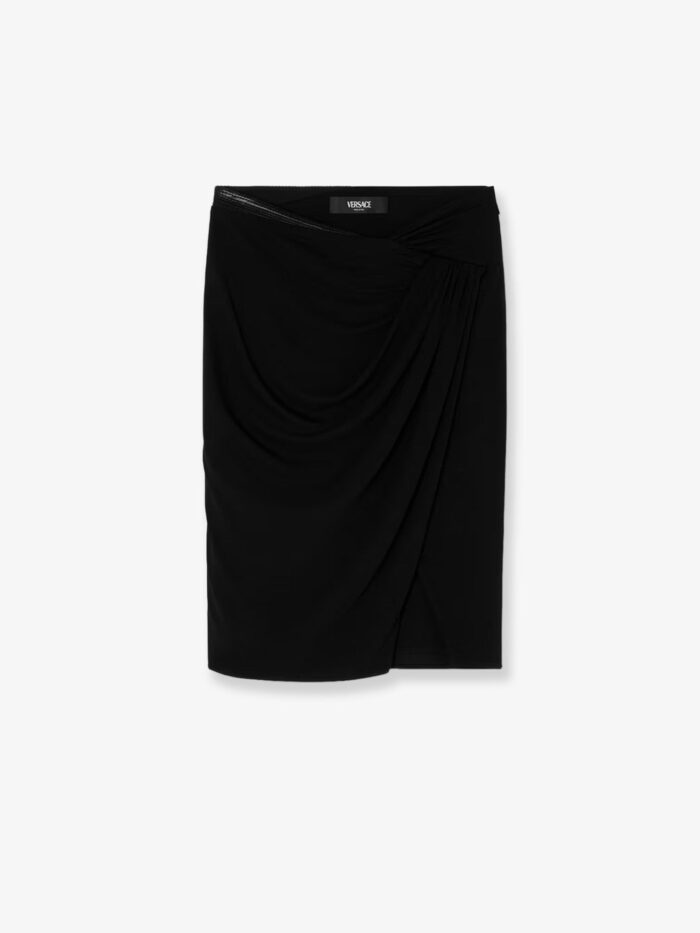 versace stretch viscose midi skirt Versace Stretch Viscose Midi Skirt