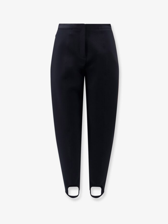 loewe stretch wool blend stirrup trousers LOEWE Stretch Wool Blend Stirrup Trousers