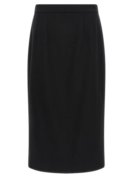 Dolce & Gabbana Stretch Wool Skirt