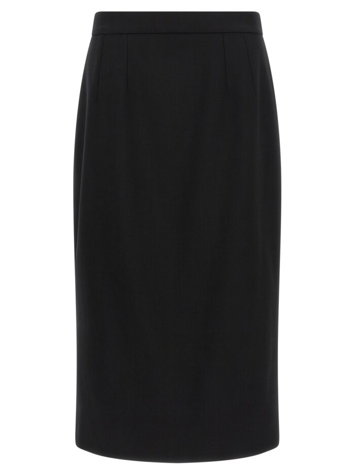 dolce & gabbana stretch wool skirt Dolce & Gabbana Stretch Wool Skirt