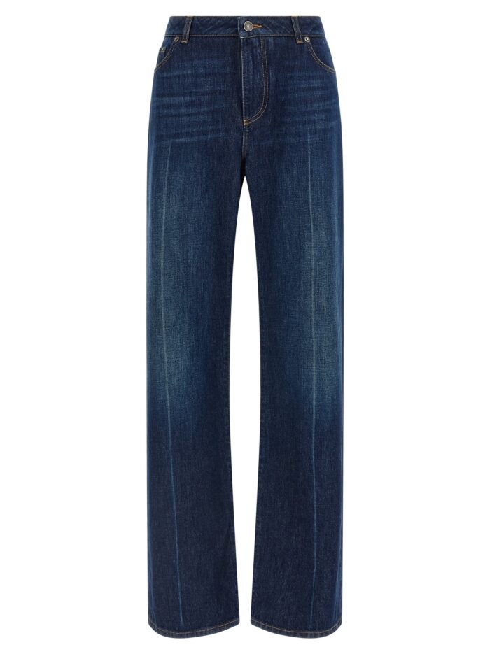 dolce & gabbana stretched pleated trompe l'oeil jeans Dolce & Gabbana Stretched Pleated Trompe L'oeil Jeans
