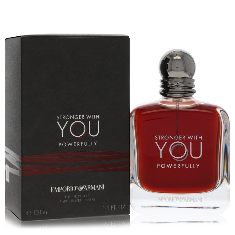 Stronger With You Powerfully By Giorgio Armani - Eau De Parfum Spray 3.4 Oz