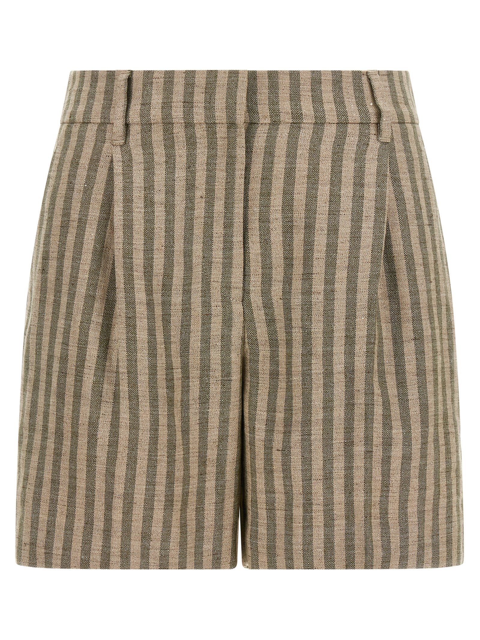 brunello cucinelli striped bermuda shorts Brunello Cucinelli Striped Bermuda Shorts