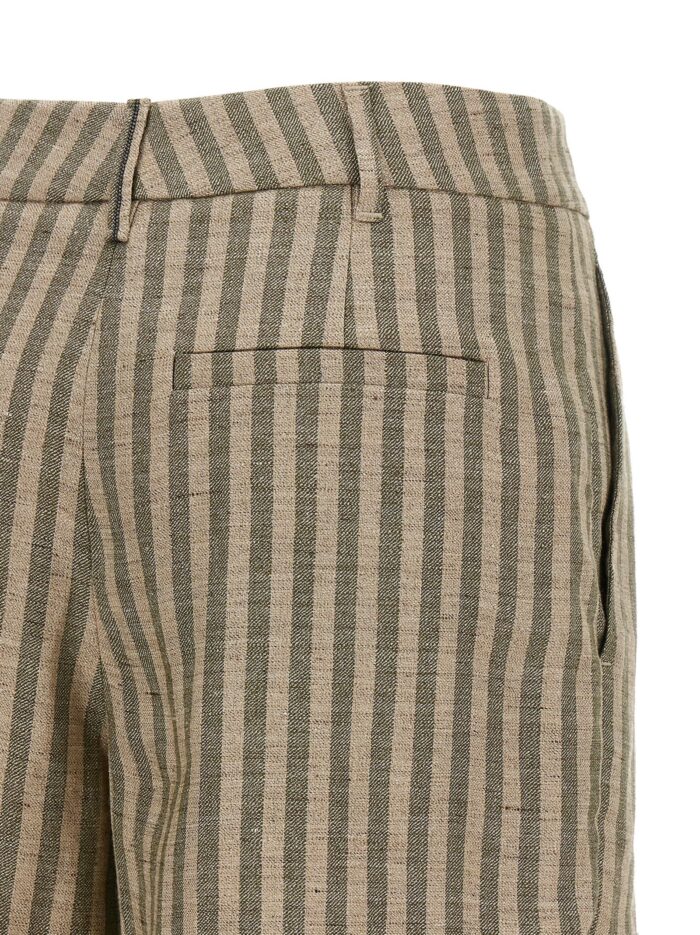 Brunello Cucinelli Striped Bermuda Shorts