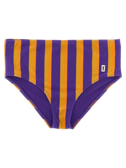 Saint Laurent Striped Bikini Briefs