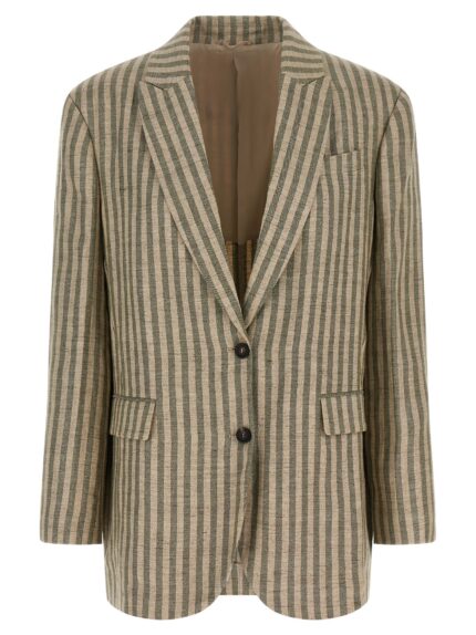 Brunello Cucinelli Striped Blazer