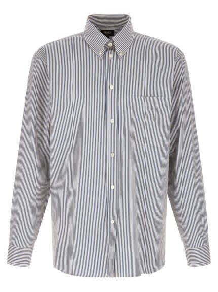 Fendi Striped Button-down Shirt