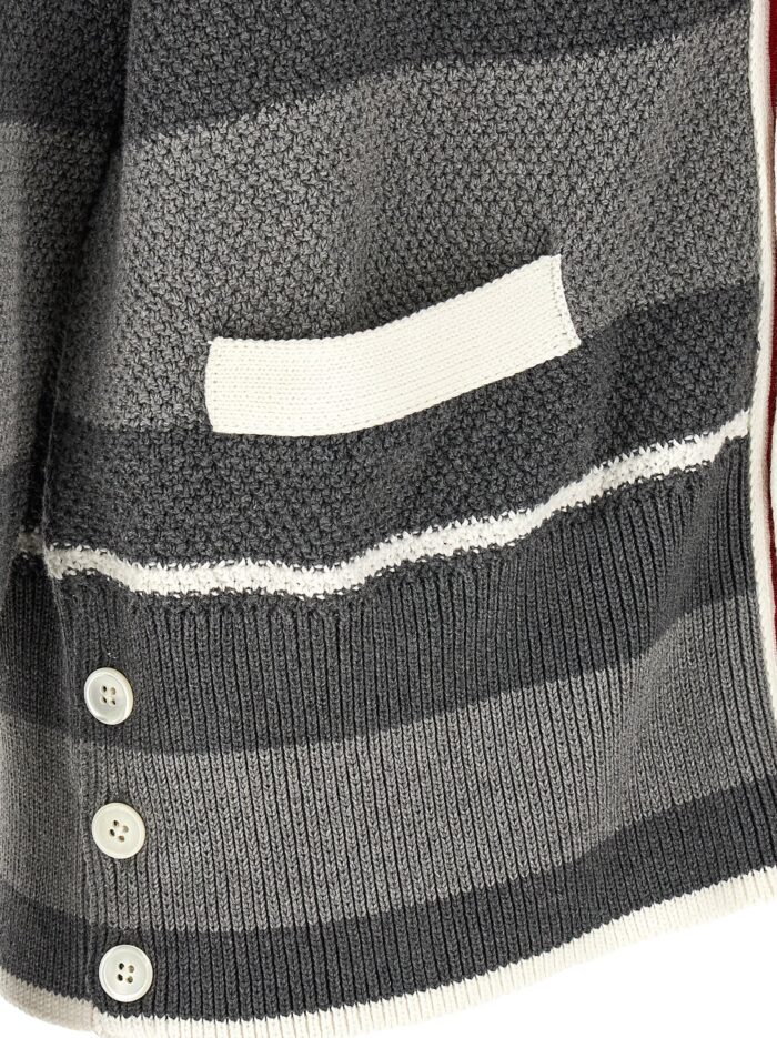 THOM BROWNE Striped Cardigan