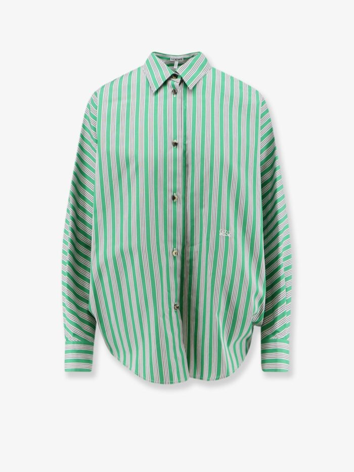 loewe striped cotton shirt LOEWE Striped Cotton Shirt