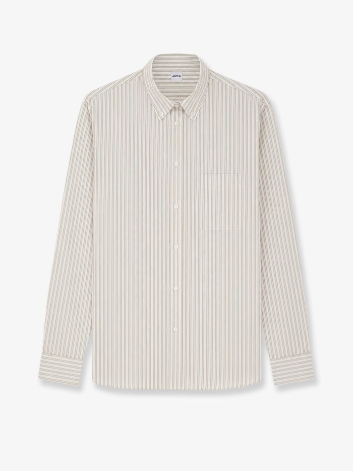 aspesi striped cotton shirt ASPESI Striped Cotton Shirt