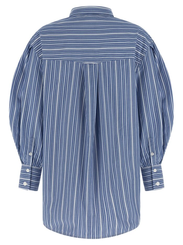 GANNI Striped Cotton Shirt