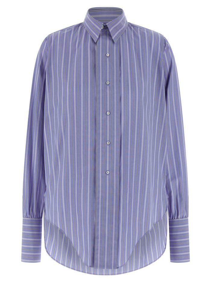 maison margiela striped cotton shirt Maison Margiela Striped Cotton Shirt