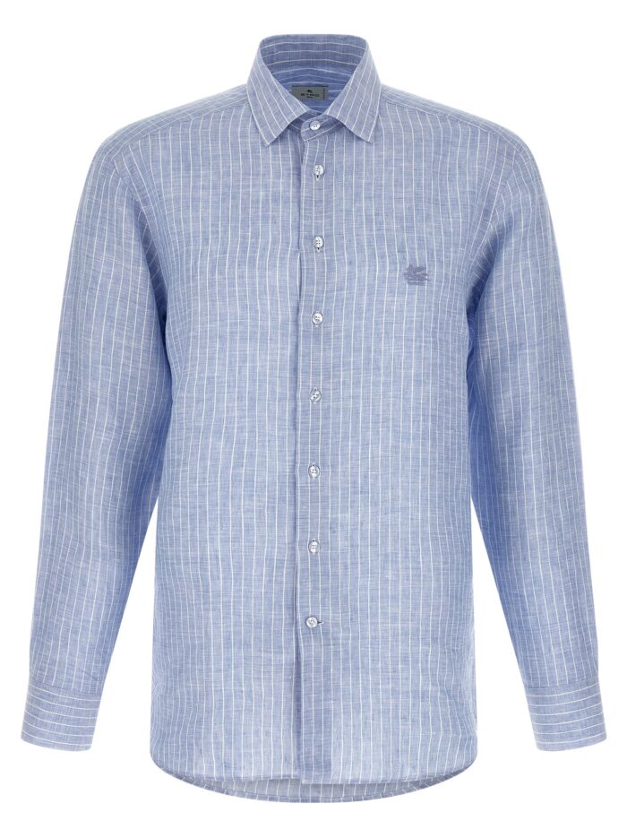 etro striped linen shirt Etro Striped Linen Shirt