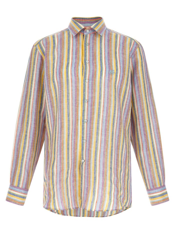 etro striped linen shirt Etro Striped Linen Shirt