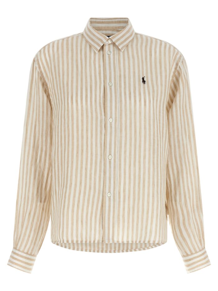 polo ralph lauren striped linen shirt Polo Ralph Lauren Striped Linen Shirt