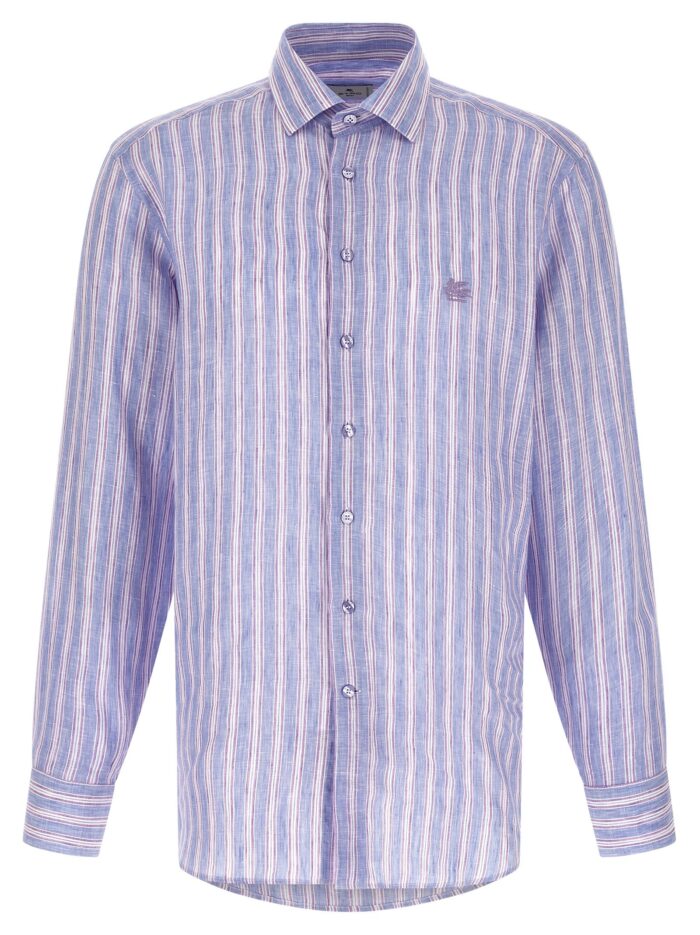 etro striped linen shirt Etro Striped Linen Shirt