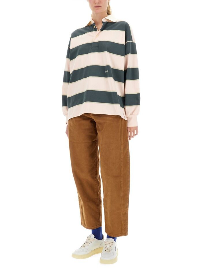 Autry Striped Polo.