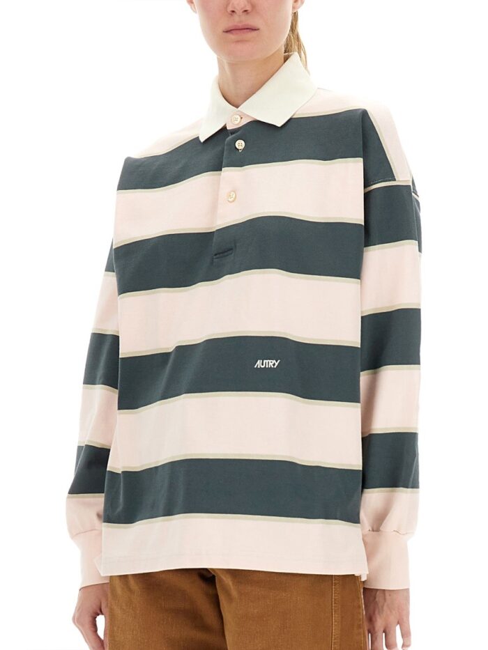 Autry Striped Polo.