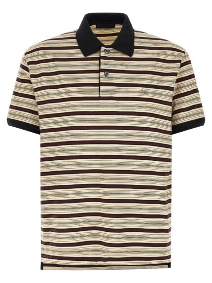 PRADA Striped Polo Shirt