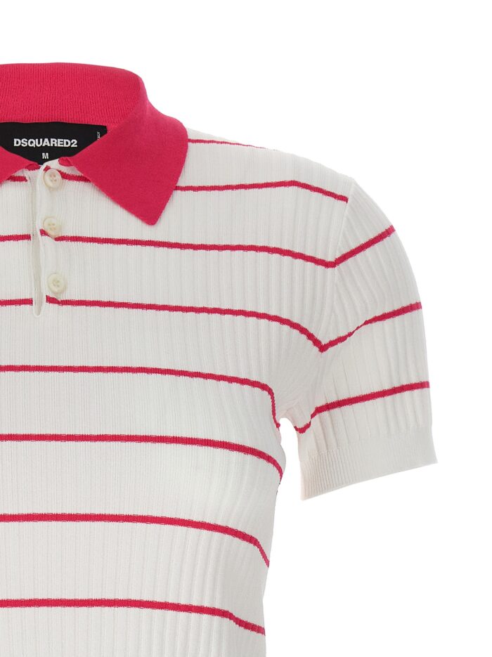 Dsquared2 'Striped' Polo Shirt