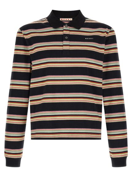 Marni Striped Polo Shirt