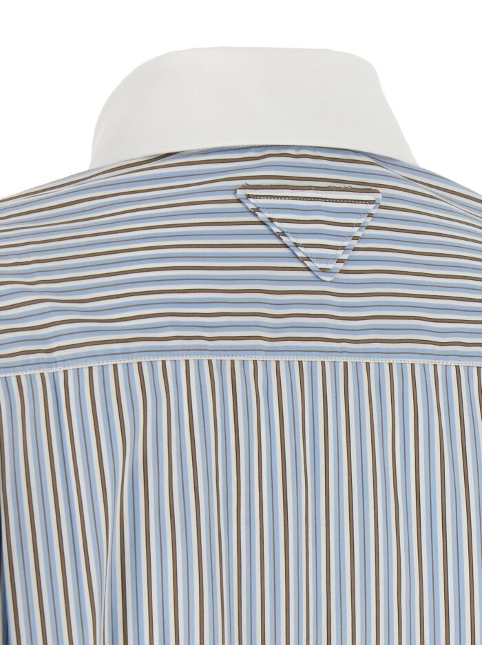 PRADA Striped Poplin Shirt
