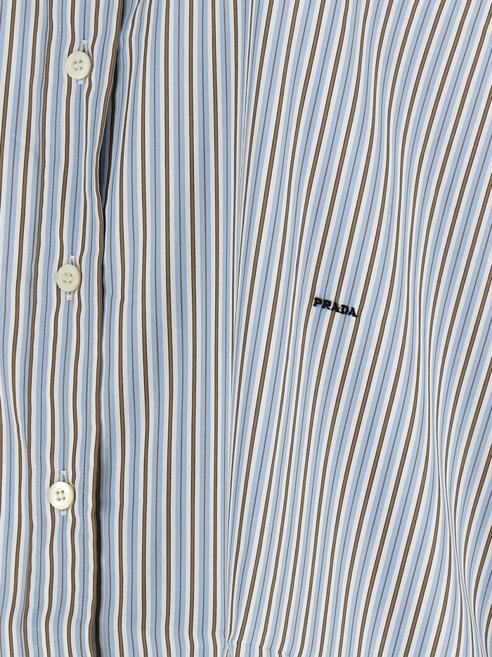 PRADA Striped Poplin Shirt
