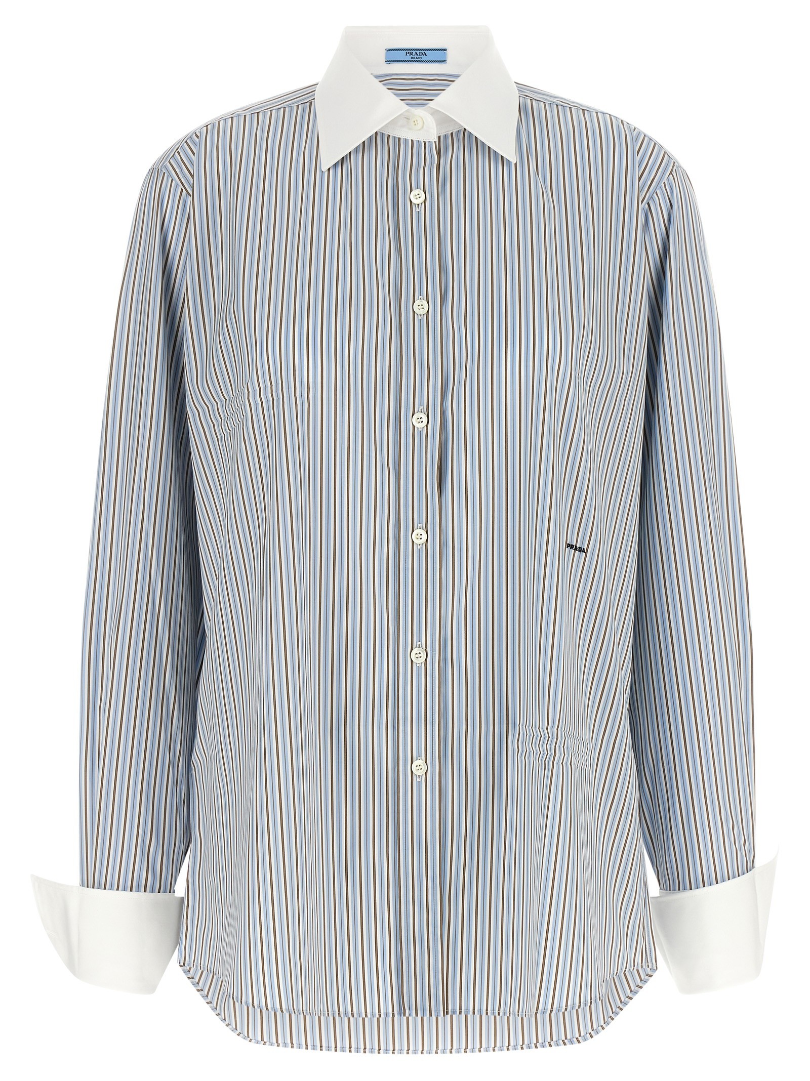 PRADA Striped Poplin Shirt