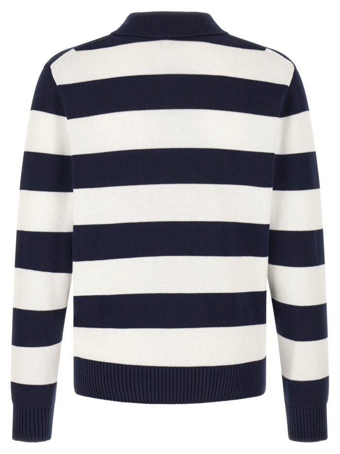 Lacoste Striped Pulover With Polo Collar