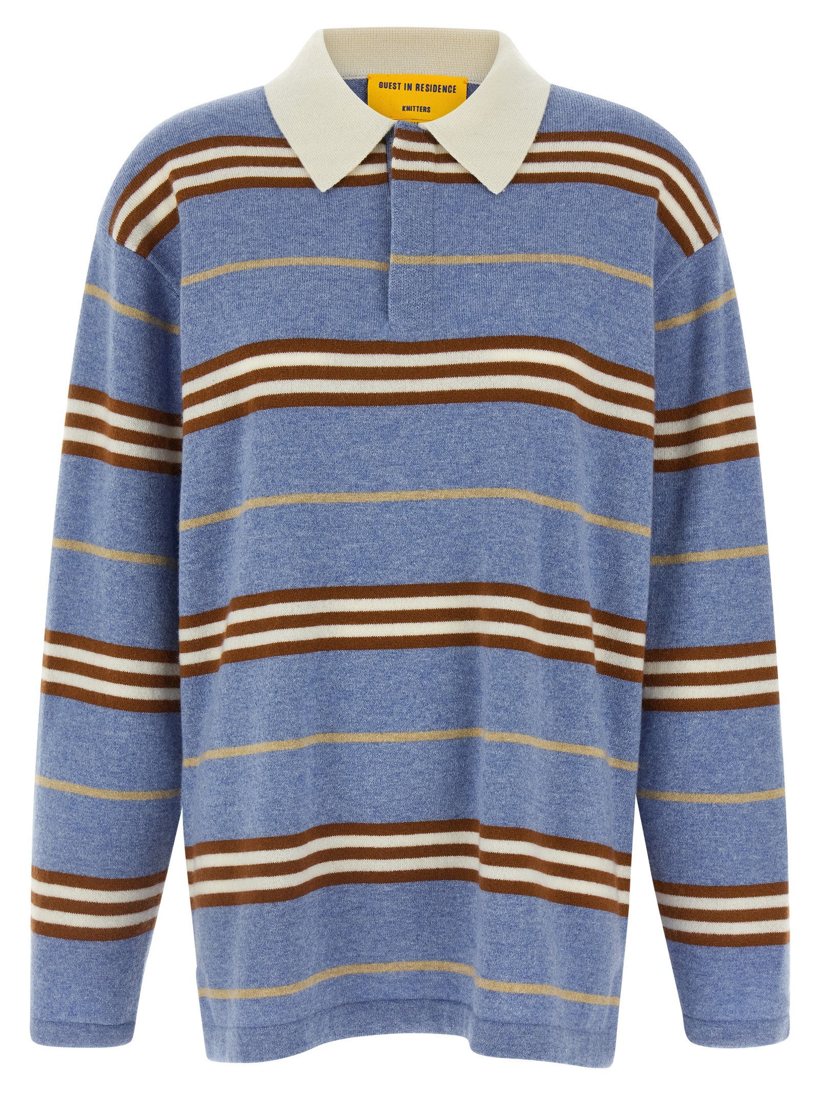 GUEST IN RESIDENCE 'Striped Rugby' Polo Shirt