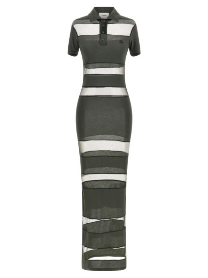 COPERNI 'Striped Sheer Polo' Dress