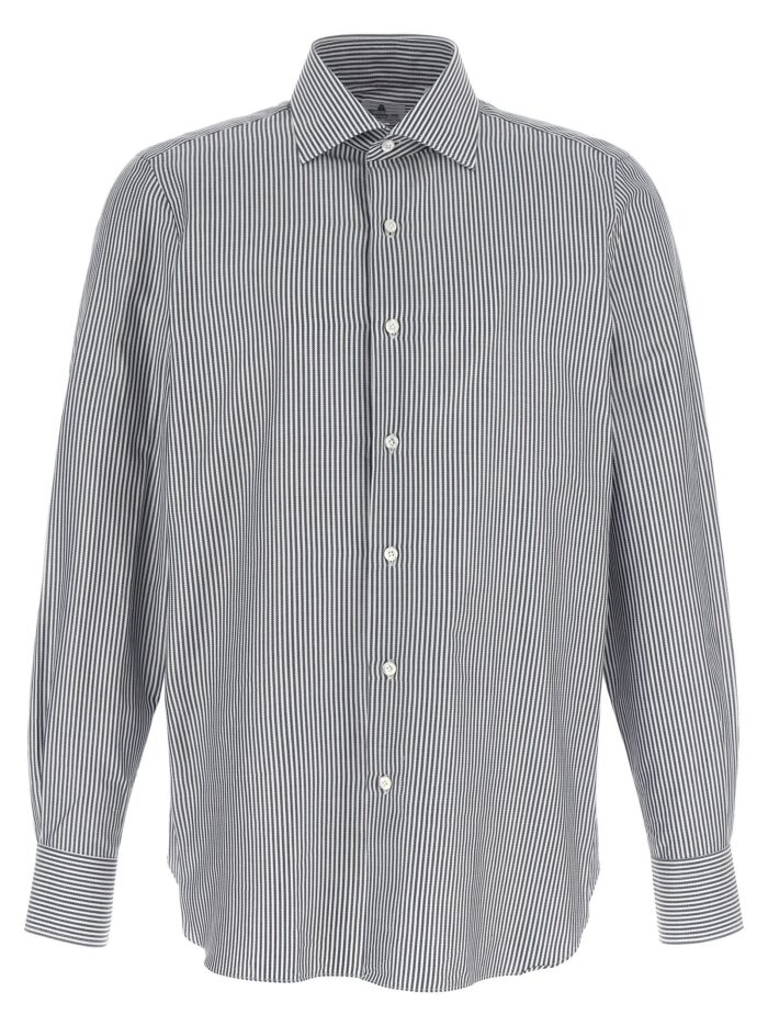 finamore striped shirt FINAMORE Striped Shirt