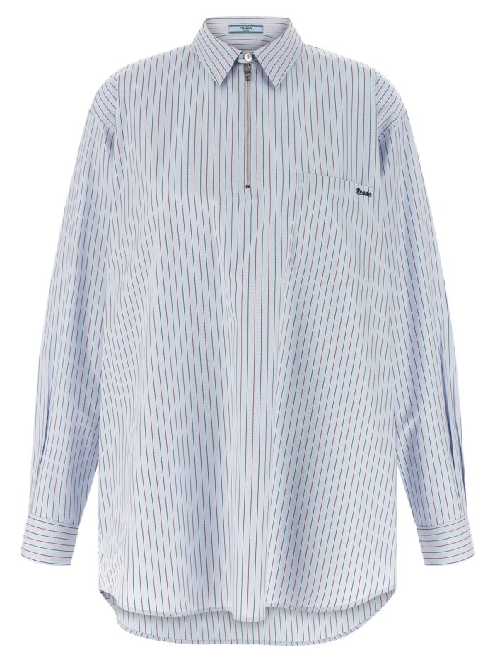 prada striped shirt PRADA Striped Shirt