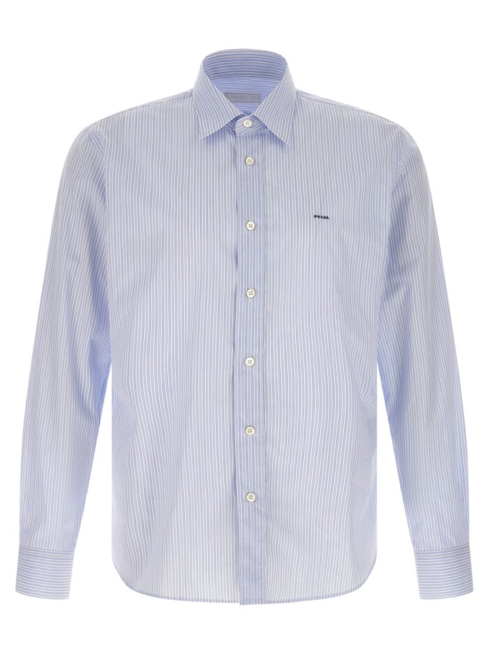 prada striped shirt PRADA Striped Shirt