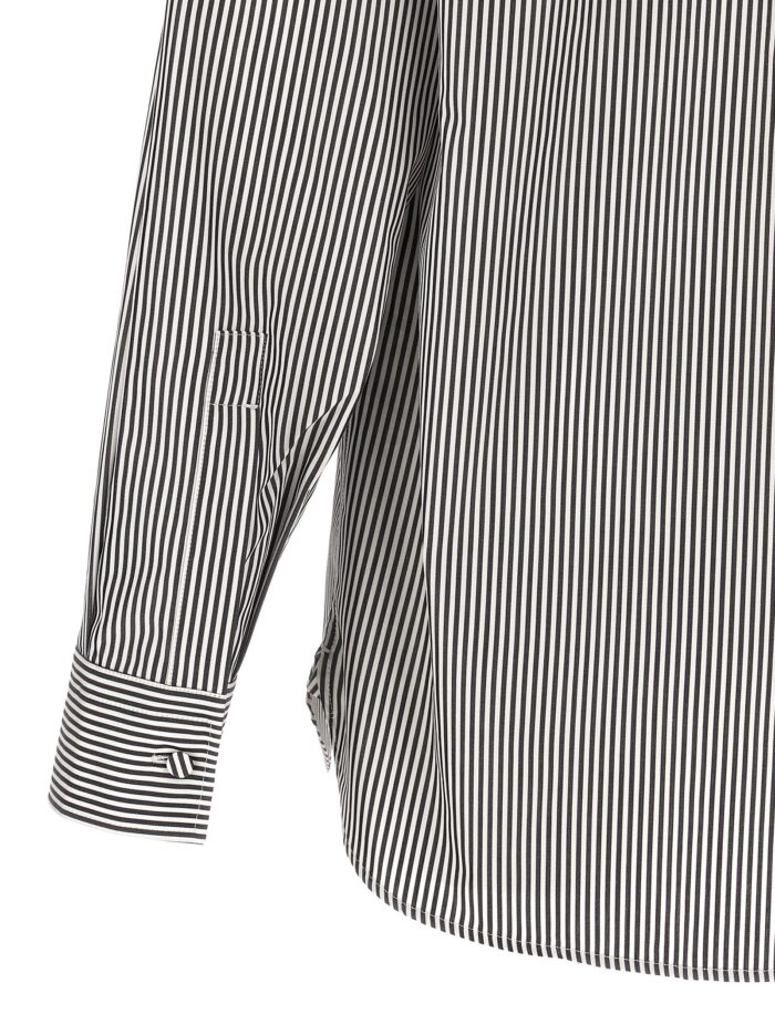 TOM FORD Striped Shirt With Detachable Collar