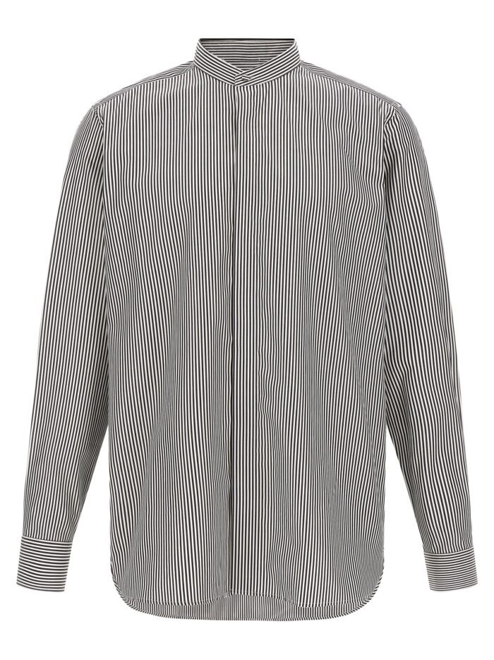 TOM FORD Striped Shirt With Detachable Collar