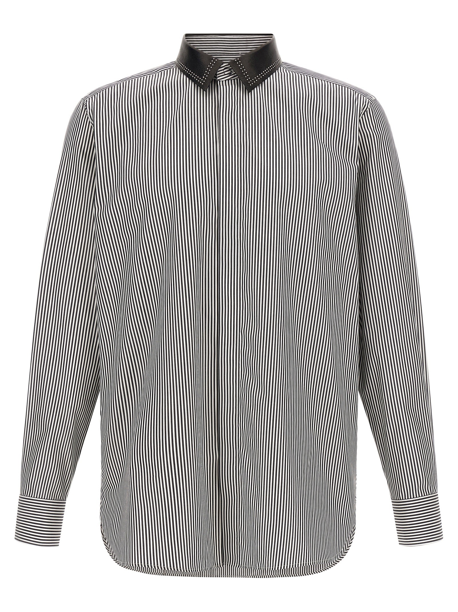 TOM FORD Striped Shirt With Detachable Collar