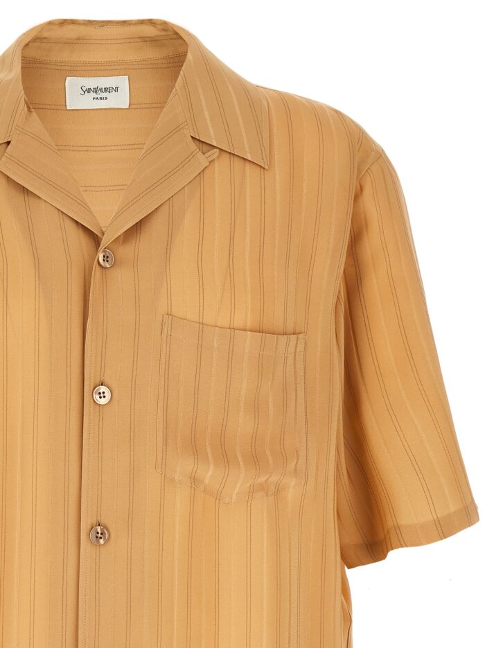 Saint Laurent Striped Silk Shirt