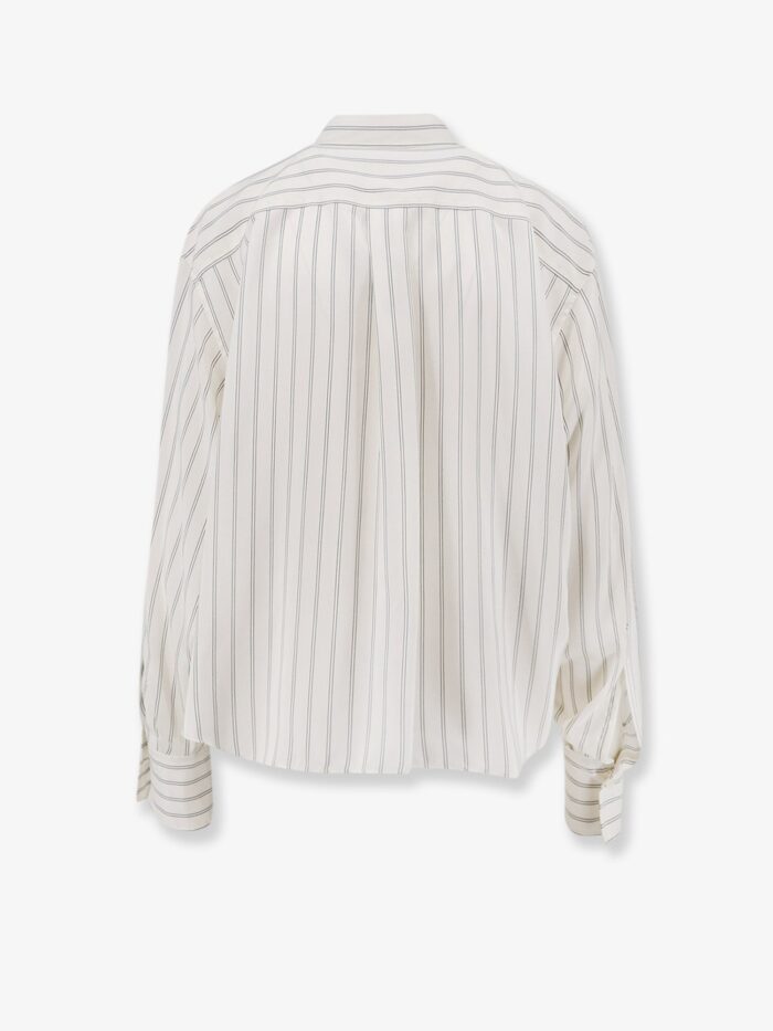 Brunello Cucinelli Striped Silk Shirt