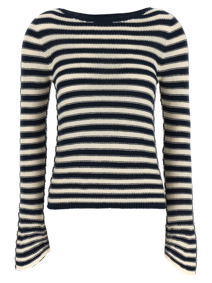 twin set striped sweater TWIN SET Striped Sweater