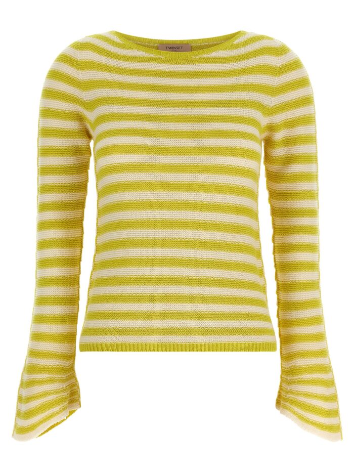 twin set striped sweater TWIN SET Striped Sweater