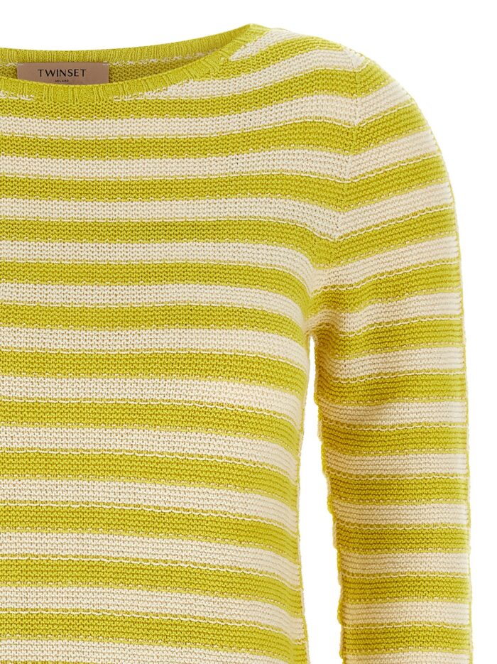 TWIN SET Striped Sweater