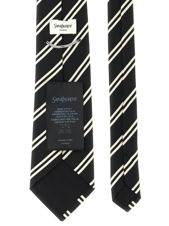 Saint Laurent Striped Tie