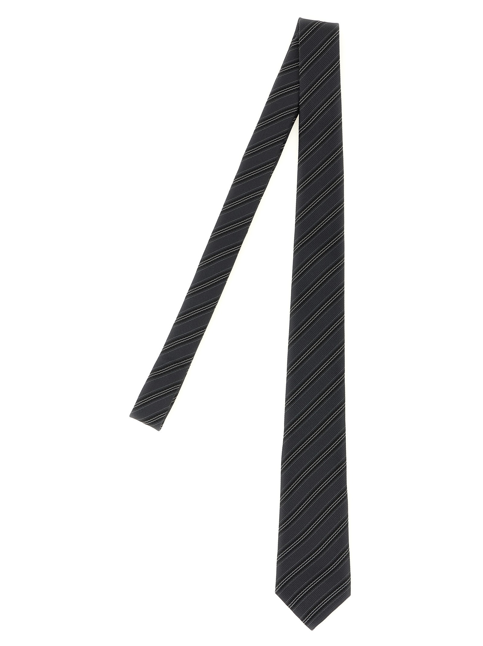Saint Laurent Striped Tie