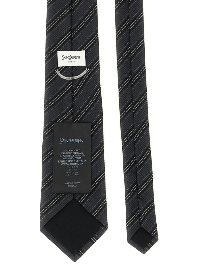 Saint Laurent Striped Tie